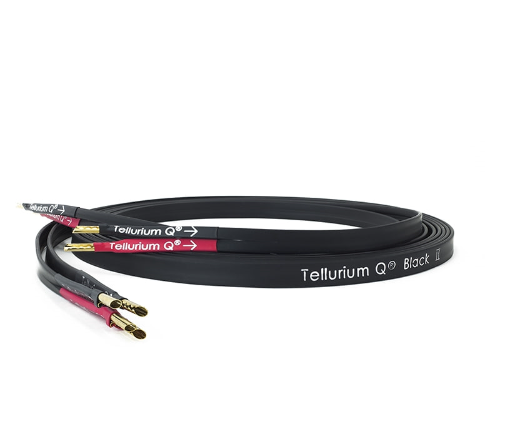 Tellurium Q (텔루륨 큐) Black Speaker Cable (BKII-SC) MONO Meter (1m)