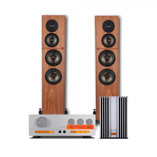 쿼드 (QUAD) 33프리앰프, 303스테레오 파워앰프 세트 + 리바이벌 오디오 아탈란테 4