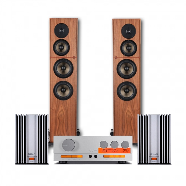 쿼드(QUAD) 33프리앰프, 303모노블록 파워앰프 세트 + 리바이벌 오디오 아탈란테 4