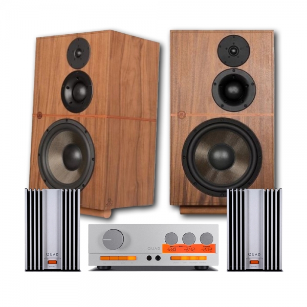 쿼드(QUAD) 33프리앰프, 303모노블록 파워앰프 세트 + 리바이벌 오디오 아탈란테 5