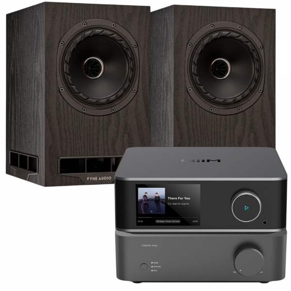 파인오디오(FYNE AUDIO) F5E +윔 바이브링크 인티앰프 + 윔 울트라 네트워크 플레이어 하이파이 패키지